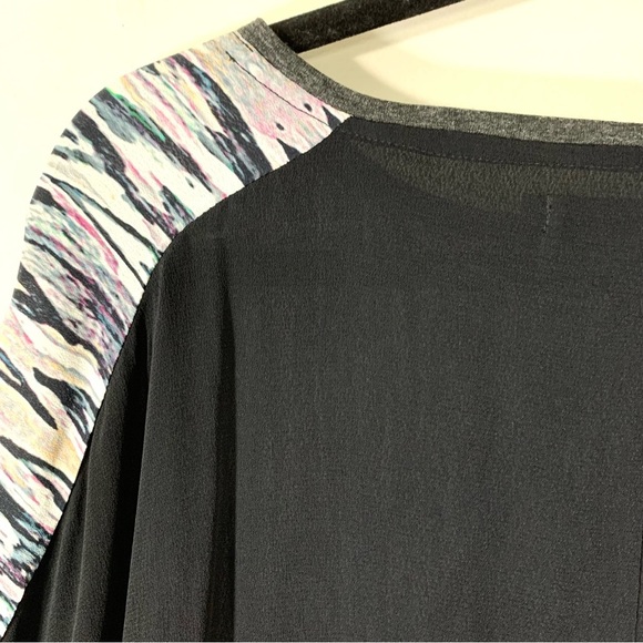 2/$35 Minus Watercolor Stripe Popover Bea Blouse - Picture 7 of 11